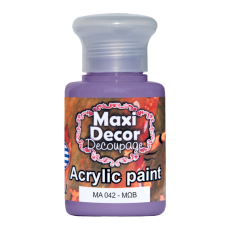 Ακρυλικό Χρώμα 60ml Maxi Decor Μωβ MA042_MA042060